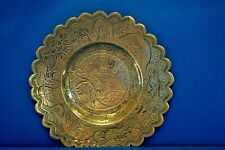 Large Antique 19th Century Chinese Bronze Plate / Dish ,Character Marks,c 1870