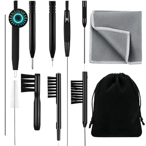 12 Pieces Hearing Aid Cleaning Tools Hearing Aid Cleaning Kit Hearing Aid Case - Picture 1 of 12