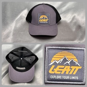 Gorra Leatt Trucker Snapback Explora Tus Límites Gris Negro Malla Exterior Moto Gorra - Imagen 1 de 11