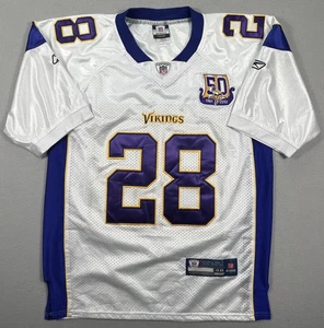 Reebok NFL Minnesota Vikings 50th Anniversary Adrian Peterson #28 Jersey Size XL - Picture 1 of 7