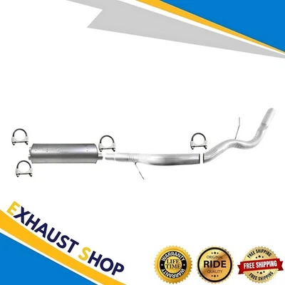 Silenciador trasero + tubo de escape para 2001 2002 2003 2004 2005 2006 GMC Yukon 6,0 L Denali Foto 1 de 4