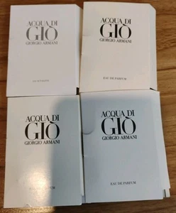 Giorgio Acqua Di Gio Eau De Parfum For Men .04 Fl.oz  (Lot Of 4) - Picture 1 of 2