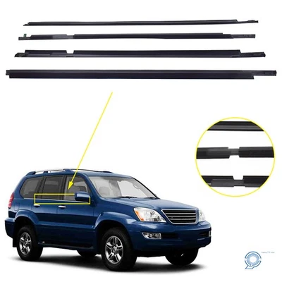 Weatherstrip Rubber Window Belt Moulding For LEXUS GX470 2003-08 09 75722-60080 Foto 1 de 4
