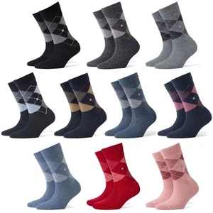 Burlington Women's Socks WHITBY - Short Sock, Diamond Pattern, Onesize, 36-41 - Picture 1 of 34