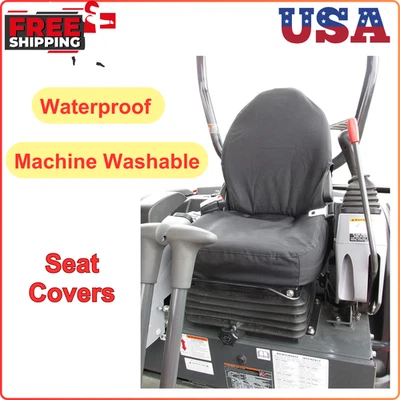 Fundas de asiento para excavadora Kubota KX080 KX033, U35, KX040 impermeables de alta resistencia Foto 1 de 4