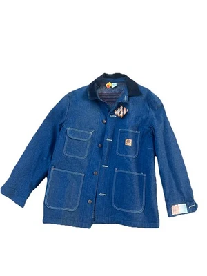 Nuevo de Lote Antiguo Chaqueta Denim Big Ben Manta Forrada Tareas 44 Wrangler Años 60 70 Foto 1 de 4