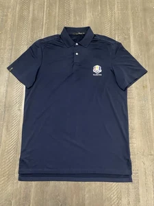 RLX Ralph Lauren Herren Ryder Cup Hazeltine Performance blau Golf Polo Medium - Bild 1 von 7