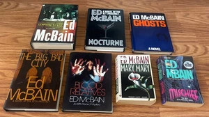 Lot of 7 ED MCBAIN Books 2PB 5HC 87th Precinct Series Famous Police Fiction - Picture 1 of 4