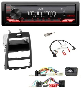 JVC DAB Lenkrad Bluetooth USB Autoradio für Hyundai Genesis 2010-2013 schwarz - Bild 1 von 9