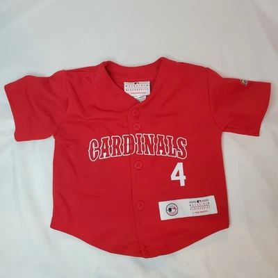 Camiseta deportiva roja Mlb St Louis Cardinals Yadier Molina 12 meses mercancía genuina Foto 1 de 4