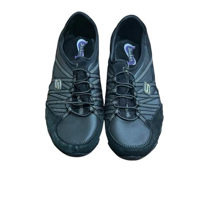 Zapatillas deportivas Skechers Bikers Lite Relive para mujer talla 9 negras sin cordones Foto 1 de 4