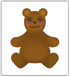 Sizzix Bigz Teddy Bear #4 die #659552 Retail $22.99 Cuts Fabric! SO SWEET!! - Picture 1 of 4