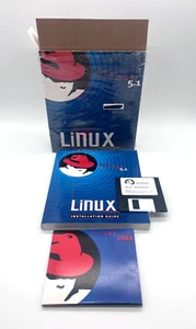Official Redhat Linux 5.1 Operating System Vintage Red Hat Software CD - Picture 1 of 4