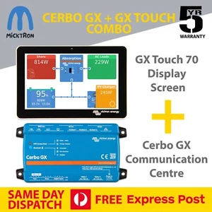 Victron Cerbo GX MK2 and GX Touch 70 Combo Bundle - Express Post - Picture 1 of 6