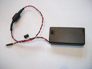 BATTERY POWERED FLASHING BLUE LED (3mm) . CHOOSE YOUR FLASH INTERVAL - Picture 1 of 1