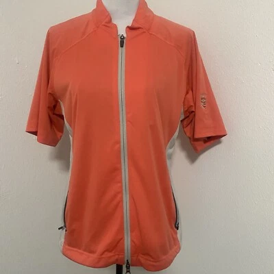 Sun Mountain Rain Wear Jacket Full Zip Golf Womens Large Polyester Short Sleeved - Image 1 of 4