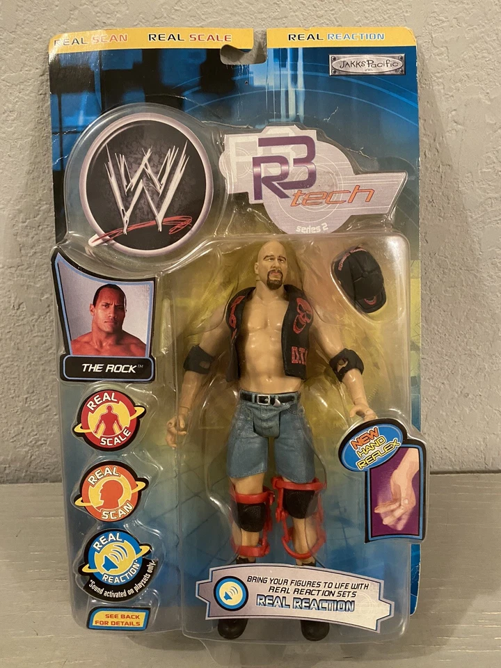 MOC 2002 Jakks Pacific WWF R3 Tech Series 2 Edge Wrestling Action Figure