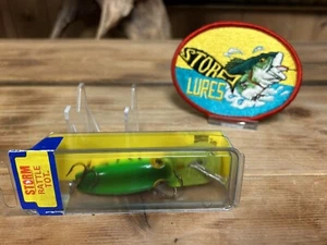Vintage Storm Pre Rapala Rattle Tot RH74 Zander Barsch Angelköder - Bild 1 von 3
