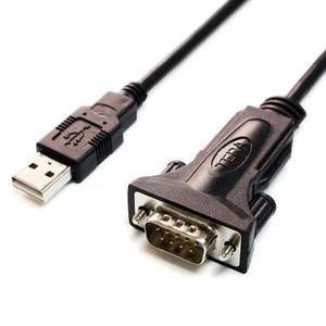 - Premium USB 2.0 to RS232 Serial DB9 Adapter Cable 6 Feet - Supports Windows... - Picture 1 of 7