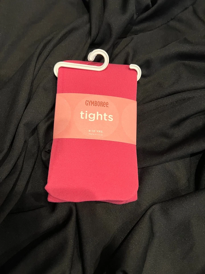 Medias Gymboree CLASSROOM KITTY con lazo o básicas rosa o rosa sin pies nuevas con etiquetas 8-10 años Foto 1 de 1