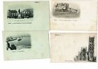 CPA- Lot de 4 cartes postales vierges -France -Dieppe au début 1900  VM18405