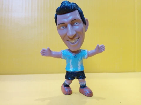 Vintage FIFA World Cup DI MARIA bobblehead Figure AFA Argentina Soccer 4.7"in Cover