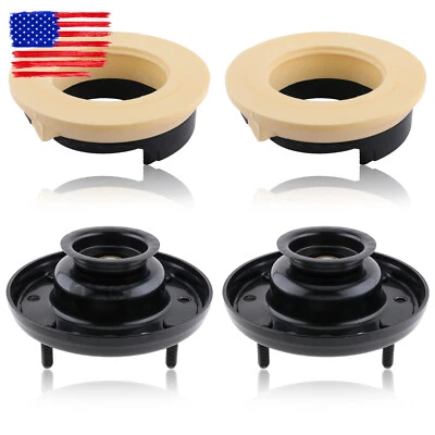 For Jaguar XJ XJR 2010-2016 C2D51875 Front Strut Shock Mount Spring Seat Set - Image 1 of 4