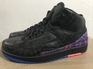 Nike Air Jordan 2 Retro BHM 2019 Black History BQ7618-007 Men Sz 6.5Y Women Sz 8 - Picture 1 of 6