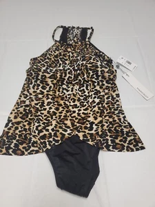 Magicsuit Leopard hoher Ausschnitt abnehmbarer Softcup Einteiler verstellbar 16 - Bild 1 von 13