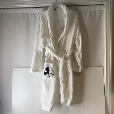 Халат Микки Мауса Pottery Barn 2020 супермягкий плюшевый белый - Изображение 1 из 4
