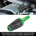 Green Motorcycle Universal Frame Slider Crash Protector Guard with M8 Screw