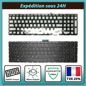 CLAVIER FRANÇAIS AZERTY POUR HP PAVILION POWER 15-CB000NF 15-CB001NF 15-CB002NF - Afbeelding 1 van 6