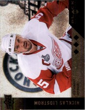 2009-10 Black Diamond Horizontal Perimeter Die-Cut #BD8 Nicklas Lidstrom