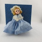 Vintage Madame Alexander 8” Doll #559 United States w Box Blonde Hair Blue Dress