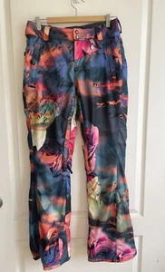 Pantalones de esquí de snowboard coloridos para mujer Volcom Nimbus Let It Storm B4BC talla Sp - Imagen 1 de 24