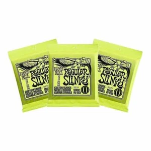 3Pcs Ernie Ball 2221 Regular Slinky Nickel Wound Electric Guitar Strings 10-46 B - Picture 1 of 10