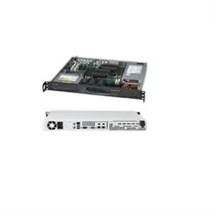 Supermicro CSE-512F-350B1 Case 1U 350W 2X3.5 Fixed Drive Bay Sas Sata Black - Picture 1 of 1