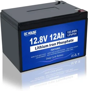 12V 12Ah LiFePO4 Battery Deep Cycle Lithium Battery for Home Kidscar Toy Scooter - Picture 1 of 6