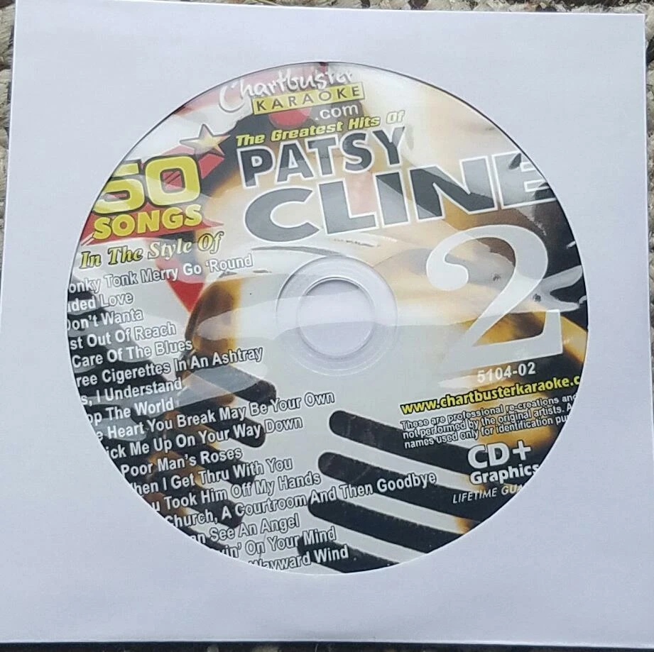 PATSY CLINE KARAOKE CDG COUNTRY CLASSICS CHARTBUSTER 5104-02 HONKY TONK BLUES Foto 1 de 1