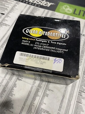 Luz trasera integrada alternativas transparentes Honda Cbr600rr 07-11 Foto 1 de 4