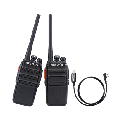 Retevis RT24 PMR446 Walkie Talkie Funkgeräte mit Großer Reichweite Kirche Fabrik - Bild 1 von 4