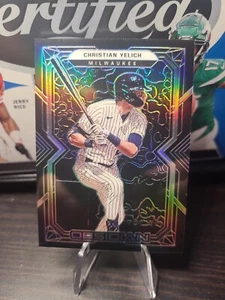 Christian Yelich 2022 Panini Chronicles Obsidian #48 Brewers - Picture 1 of 2