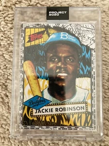 Topps PROJECT 2020 Card 140 Jackie Robinson by Tyson Beck W/Box & Bubble Mailer - Picture 1 of 2