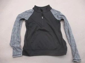 ZELLA Size XS Girls Black 1/2 Zip High Neck Breathable Athletic Pullover 851 - Picture 1 of 5