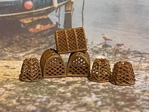 OO Gauge Krabben- und Hummertöpfe, 10er Pack - Bild 1 von 6