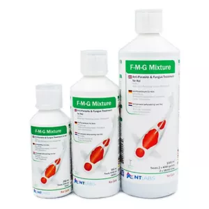 NT Labs F-M-G Mixture ANTI-PARASITE & FUNGUS Koi Pond Treatment - Picture 1 of 5