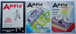 Vintage3 magazines ordinateurs ATARI années 1982 Atari ANTIC : V1, # 1,2,3 - Photo 1/2