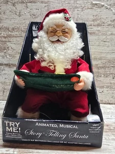 Vintage Animated Musical SANTA CLAUS 17” Story Telling - Picture 1 of 4