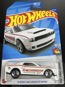 Hot Wheels 2022 18 Dodge Challenger SRT Demon 198/250 HW Drag Strip 4/10 - Picture 1 of 3