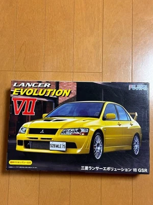 Fujimi Mitsubishi Lancer Evolution VII 124 kit modellino in plastica usato - Immagine 1 di 2